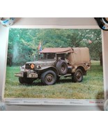 22&quot;x18&quot; Tony Sanden &#39;91 Print - Restored WWII Military 1942 Dodge WC-52 ... - $19.79