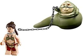 Jabba The Hutt with Princess Leia chain Star Wars Mini figure Building Toys - £12.78 GBP