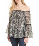 BAILEY 44 Sado Off The Shoulder Floral Print Georgette Top $178, Sz XS - €25,66 EUR
