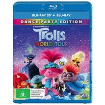 Trolls World Tour 3D Blu-ray + Blu-ray | Region Free - £11.45 GBP