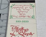 Matchbook Cover  The Apple Tree Shanty  restaurant  Denver, CO gmg  Unst... - £9.89 GBP