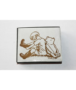 Classic Disney Winnie the Pooh &amp; Christopher Robin Foam Mounted Rubber S... - $27.41 CAD