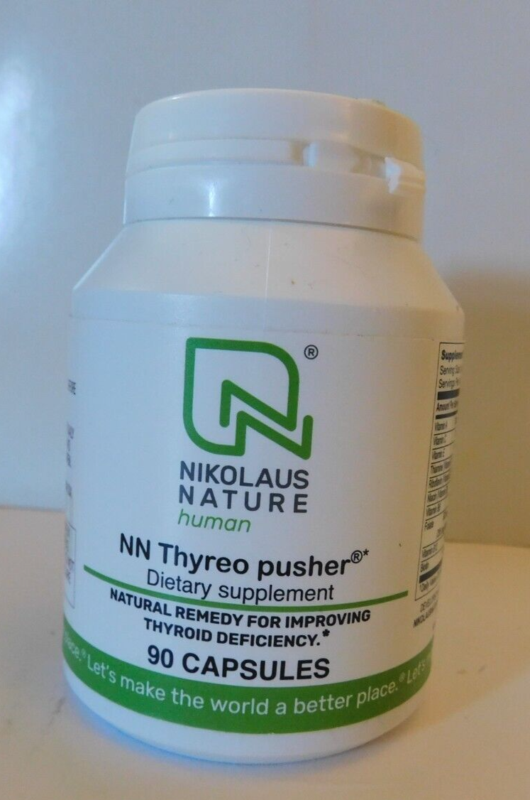 Nikolaus Nature NN Thyreo Pusher Improving Thyroid Deficiency 90 Capsules New - $35.00
