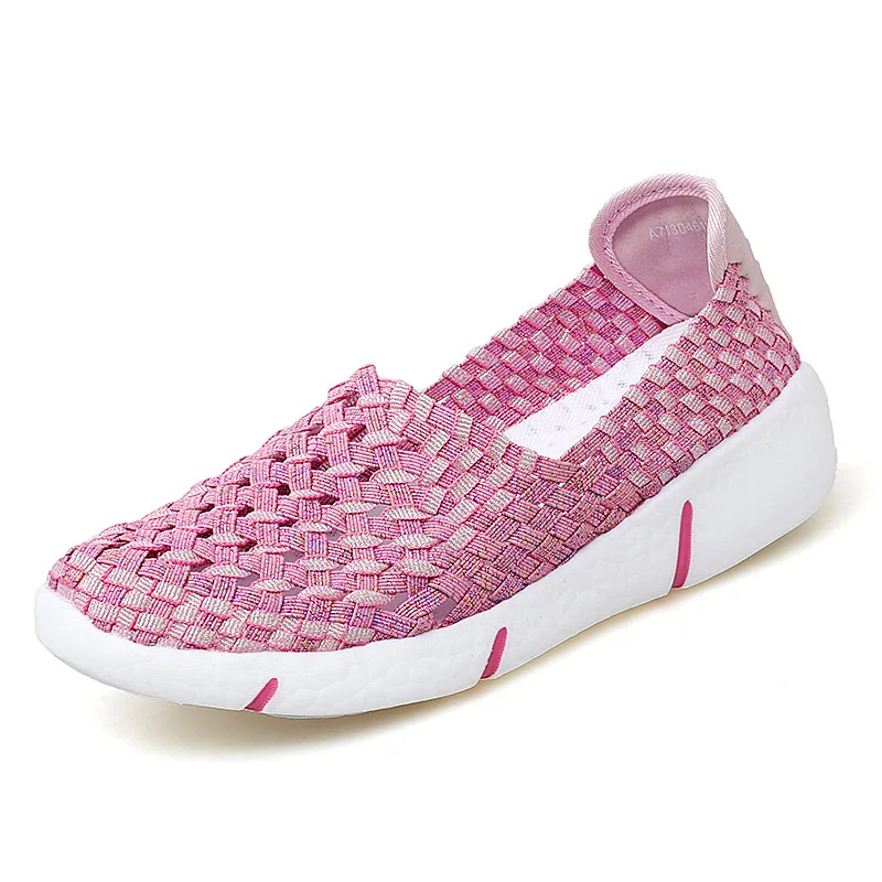 Women&#39;s Shoes Summer Sneakers Casual Flats Handmade  Wal Shoes Slip On Comfortab - £124.90 GBP