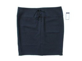 NWT Nine West Black Lace-up Front Suiting Career Straight Pencil Skirt 16 $79 - £7.09 GBP