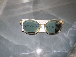 Janie And Jack Classic Gold Clear Frame Sunglasses Size 0-2Y NEW - $13.35