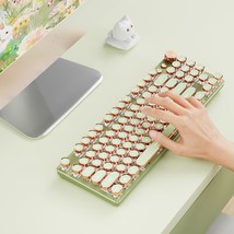 EWEADN V20 Mechanical Retro Keycap Typewriter Gaming Keyboard - $59.39