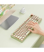 EWEADN V20 Mechanical Retro Keycap Typewriter Gaming Keyboard - $1,089.76 MXN