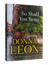 Donna Leon So Shall You Reap 1st Edition 1st Printing - £41.22 GBP