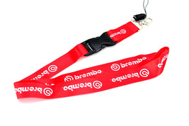 BRAND NEW Brembo Car Keychain Tag Rings Keychain JDM Drift Lanyard Red - $10.00