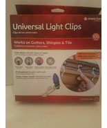 Universal Light Clips Works On Gutters, Shingles &amp; Tile - $15.89