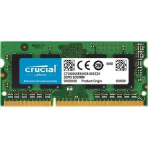 Crucial Ram 8GB DDR3 1600 M Hz CL11 Laptop Memory CT102464BF160B - £32.20 GBP
