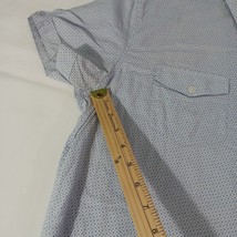 Calvin Klein Youth/Boy's Size L Gray Cotton Button Up Short Sleeve Pocket Shirt image 3