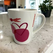 Starbucks Coffee Love4 Heart Red Pink Coffee Mug Cup replacements 2016  - $16.64