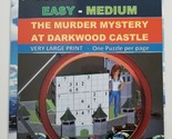 SUDOKU CRAFTERS Crime Story Puzzle Activity Book Very Large Print Murder... - $8.99