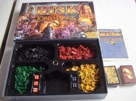 Risk The Lord of the Rings Trilogy Edition Game Complete 2003 With Ring - £15.94 GBP