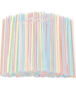 200 Pcs Plastic Straws Disposable -Straws Drinking Plastic -8.8Inch Long... - $232.11 MXN