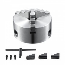 3-Jaw Lathe Chuck, 5&#39;&#39;, Self-Centering Lathe Chuck, 0.1-5 in/2.5 -125 mm Cla... - £64.37 GBP