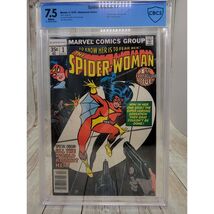 Spider-Woman 1 CGC 7.5 White Pages Newsstand Classic Cover - $42.97