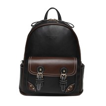 PU Leather Classic Backpack Luxurious Designer Small Backpack European and Ameri - £20.50 GBP