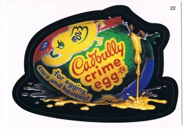 Wacky Packages Series 3 Cadbully Crime Egg Trading Card 22 ANS3 2006 Topps - £3.05 GBP