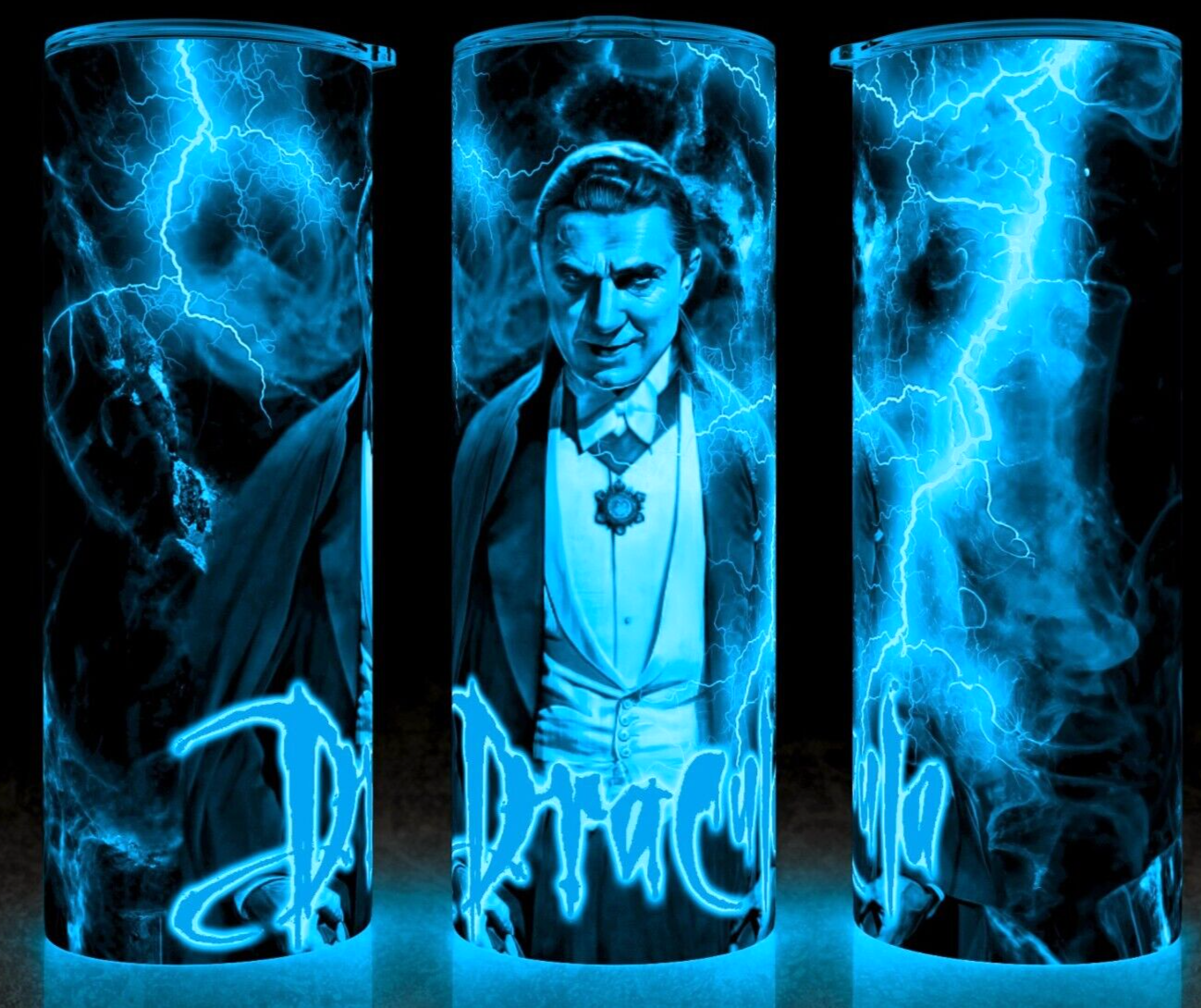 Glow in the Dark Dracula Bela Lugosi Universal Monsters Cup Mug Tumbler 20oz - $22.72