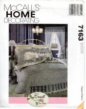 McCall&#39;s 7163 Croscill Home Decorating Bedroom Essentials Comforter Cover UNCUT - £7.59 GBP