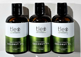 3 Pack tle Total Life Essentials Fractionated Coconut Oil For Topical Sk... - £18.37 GBP