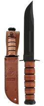 KA-BAR Leather Handled Original U.S.A Fighting/Utility Knife Fast FreeSh... - $2,038.72 MXN