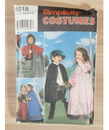 Simplicity Pattern 8318 Adorable Kid&#39;s Renaissance / Medieval Costumes  ... - $9.46