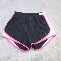 Nike Shorts Womens Small Black Pink Lightweight Athletic Casual Dri Fit ... - $18.69