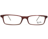 Ray-Ban Eyeglasses Frames RB5027 2079 Gray Burgundy Red Rectangular 50-1... - £36.76 GBP