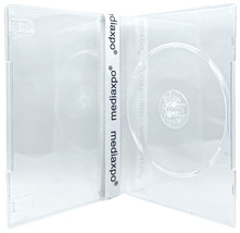 SLIM SUPER Clear Single DVD Cases 7MM - £11.49 GBP+