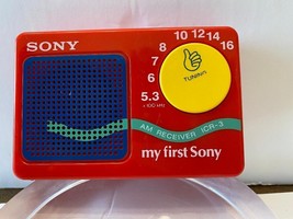 Vintage My First Sony Radio Receiver Model ICR-3 1987 Children&#39;s Toys - ... - $49.50