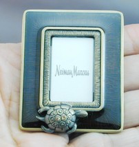 Jay Strongwater Neiman Marcus Clip Pin Easel Photo Frame Jeweled Turtle - £16.01 GBP