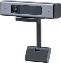 1080P Webcam with Microphone, Full HD USB Computer Cameras with Privacy Cover - £15.28 GBP