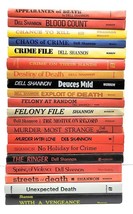Set of 20 Dell Shannon Mystery books from the 60s, 70s, and 80s - £78.43 GBP