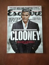 Esquire Magazine December 2013 - George Clooney - Winter Style - Killing Cancer - £3.76 GBP