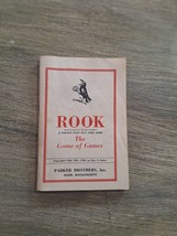Vintage Rook Game  Instruction Booklet Only  Copyrights 1924, 1931, 1936 - $5.00