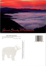 Tennessee Smoky Mountains National Park Oconaluftee Overlook Vintage Postcard - £7.34 GBP