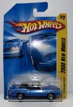 Hot Wheels 2008 New Models &#39;70 Pontiac GTO Blue 29 of 40 029/196 - £5.46 GBP