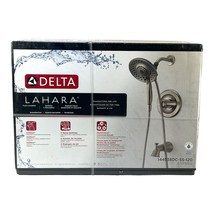 Delta Lahara In2ition 2-in-1 Single-Handle 5-Spray Tub & Shower Faucet Stainless - $161.70