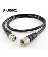 2Ft Rg8X Coax Uhf (Pl259) Male Bnc Male Plug 50 Ohm Antenna Ham Radio Cable - £13.62 GBP