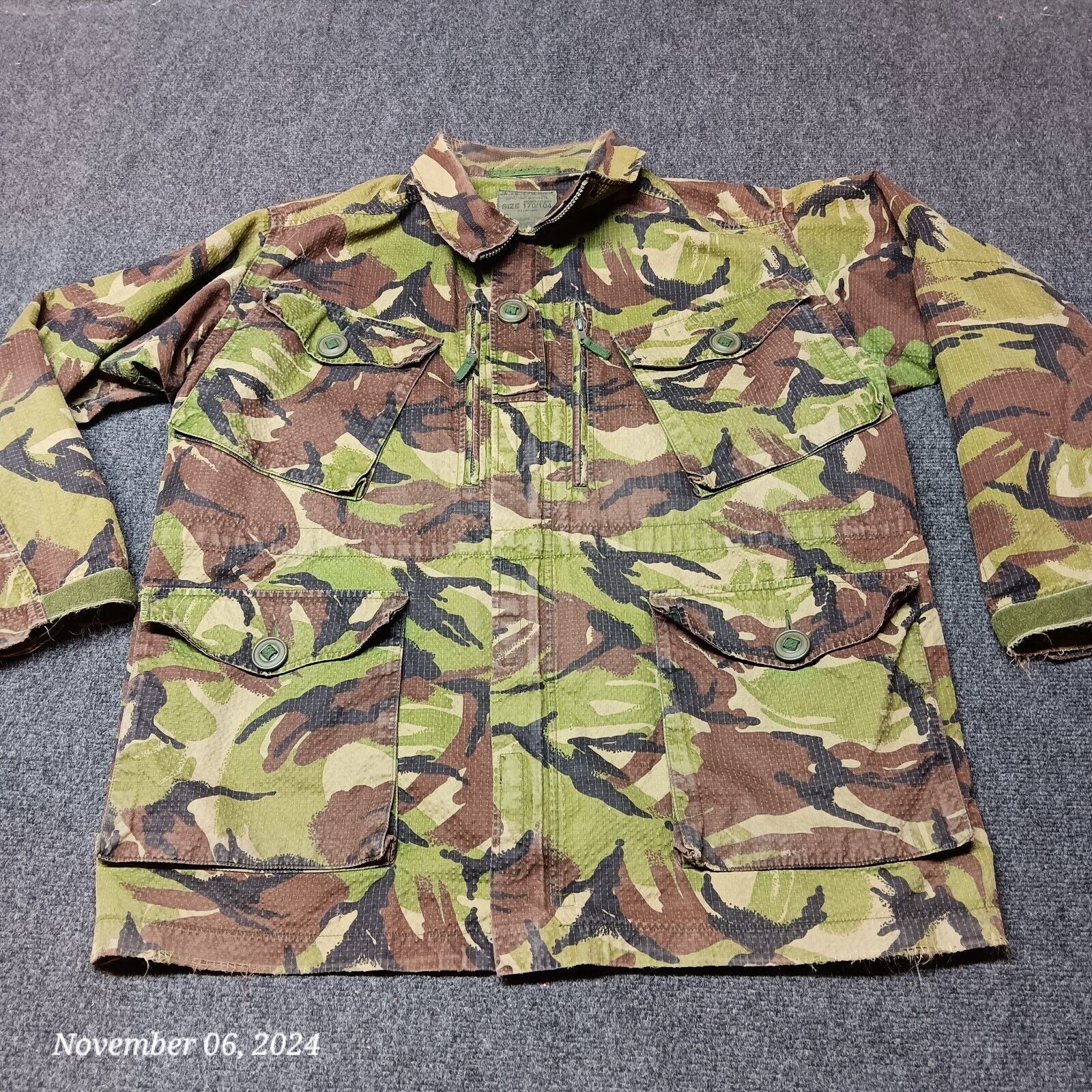 British Army Jacket Adult 170 /104 LPM Field Camoflage 8415-99-869-1933 - $21.59