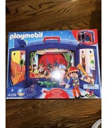 New Playmobil Take Along Theater Stage 4239 Sealed Box 2008 Theatre RARE - $53.92 CAD