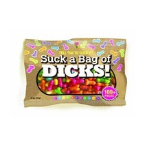 SUCK A BAG OF DICKS PENIS SHAPED CANDY NOVELTY GAG GIFT ITEM - $11.87