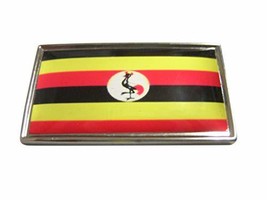 Kiola Designs Thin Bordered Uganda Flag Magnet - £15.95 GBP