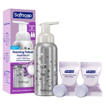 Softsoap Hand Soap Tablets Sparkling Lavender, Starter Kit with Pump and 2 Tabs - £12.78 GBP