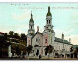 St Anne&#39;s Church Ste Anne De Beaupre Quebec Canada UNP UDB Postrcard P28 - $2.92