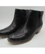 Cole Haan Womens Abbot Ankle Boot Sz 8.5 Black Leather Bootie Minimalist... - $19.99